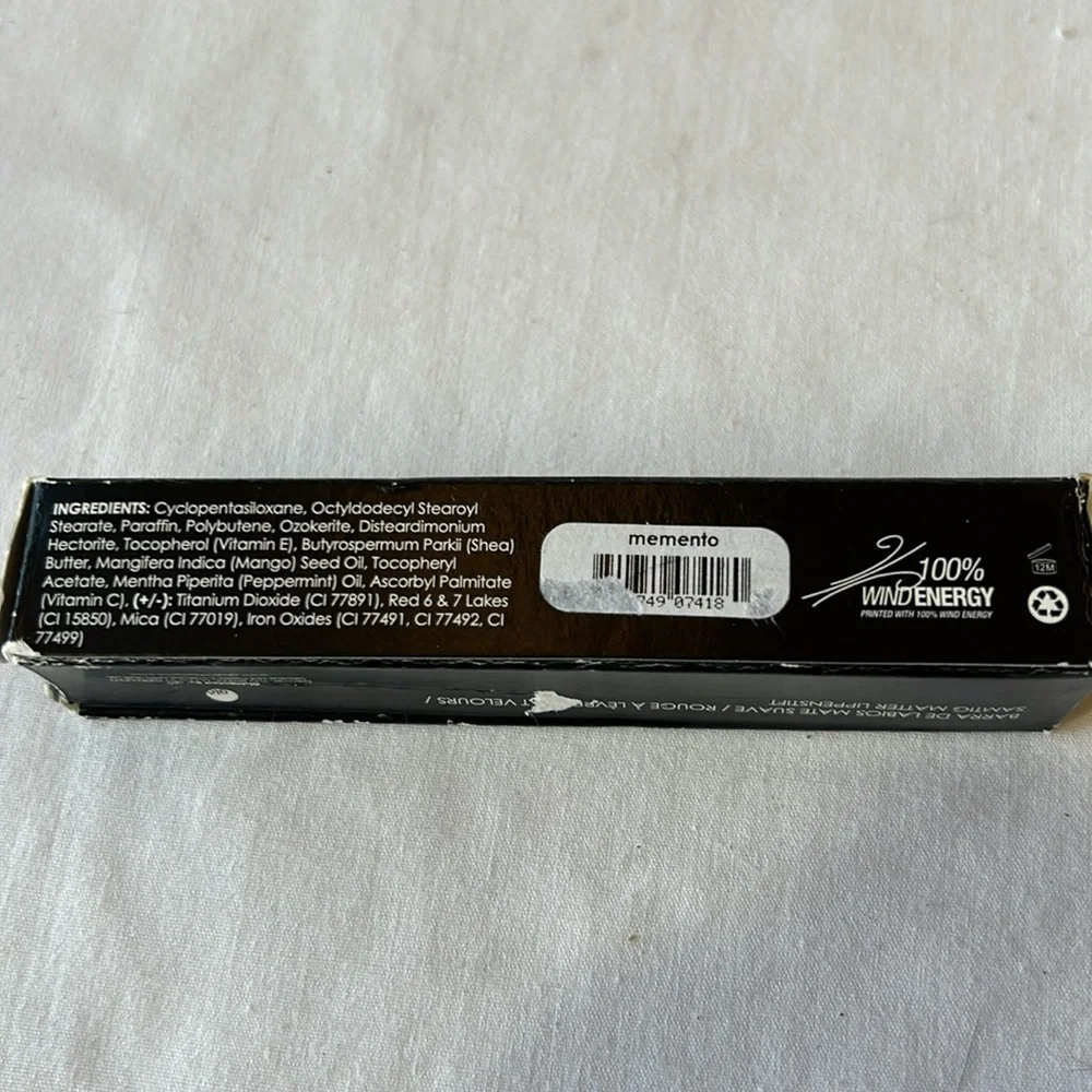 Glo Minerals Suede Matte Lip Stick-Memento  NIB